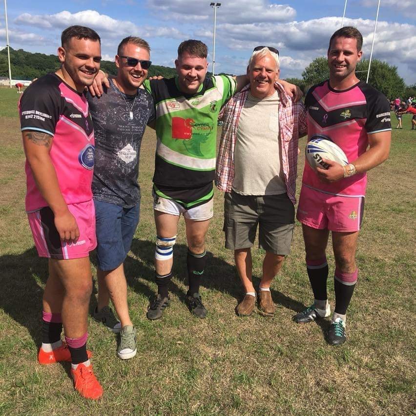 players are on a rugby team