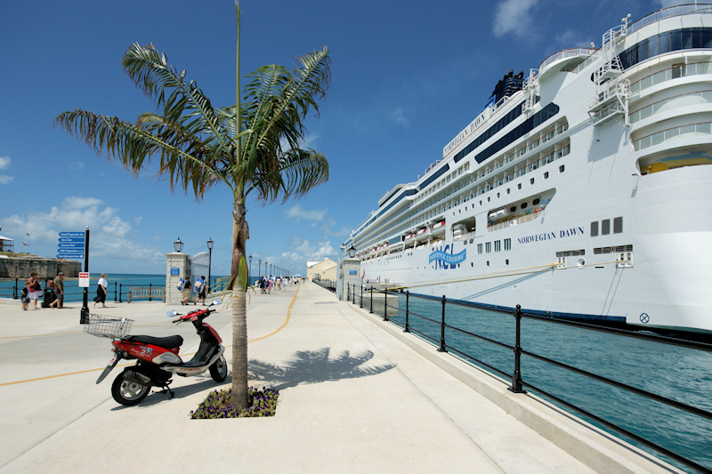 scooter on a cruise ship