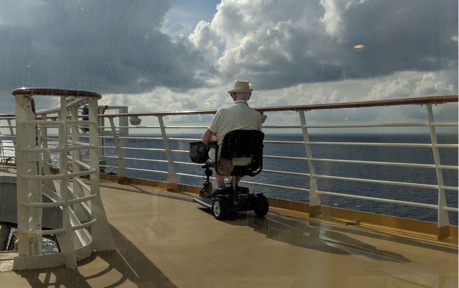 rent a scooter on a cruise ship