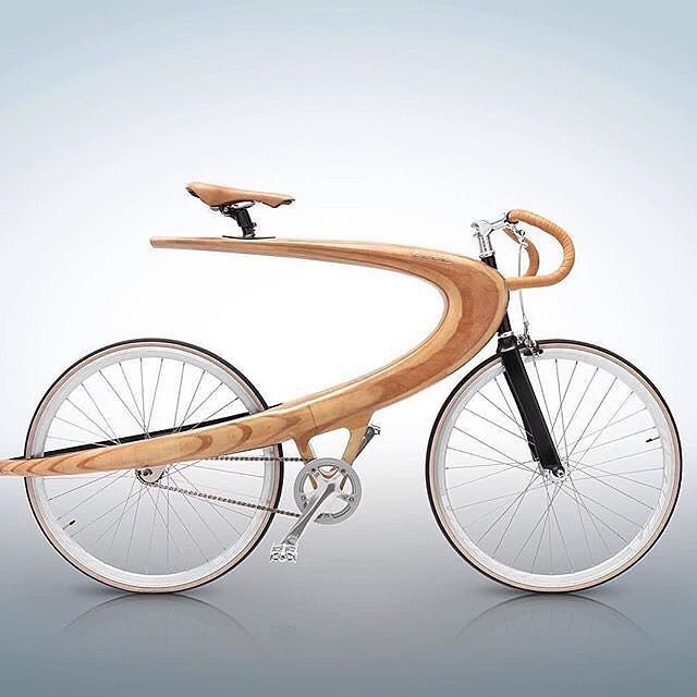 wooden bicycle