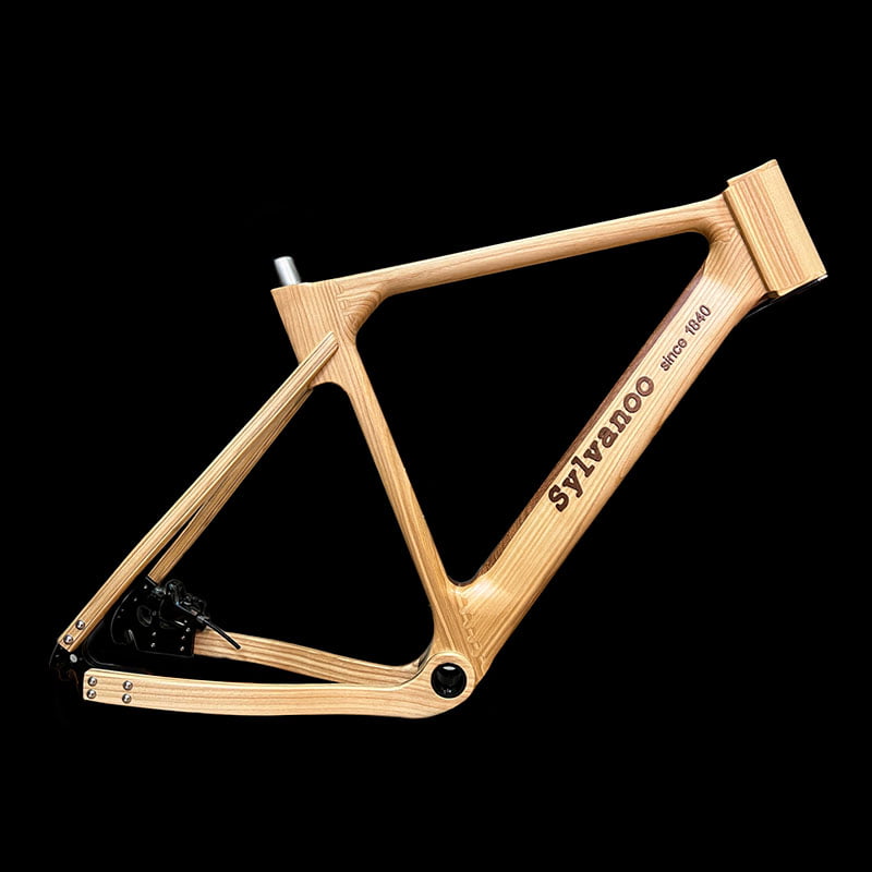 wooden bicycle