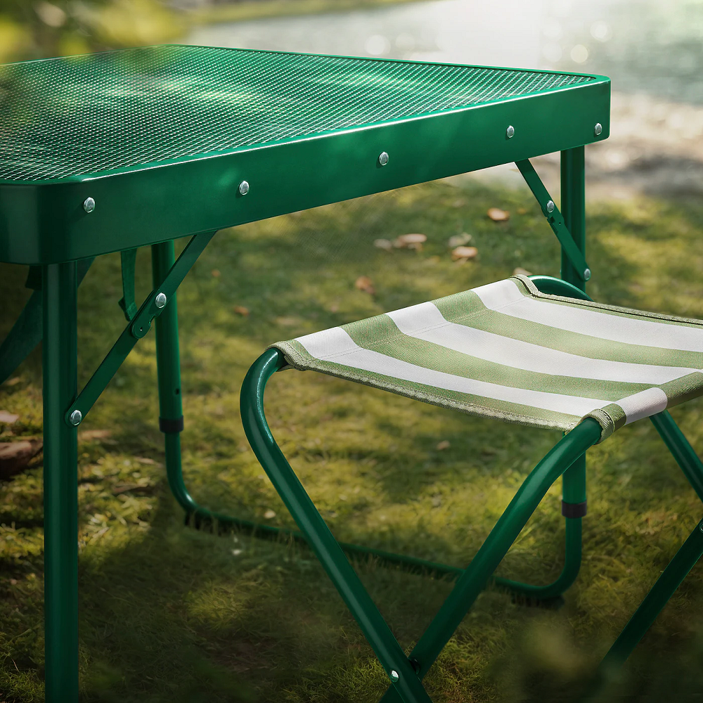 strandoen-folding-table-set-green