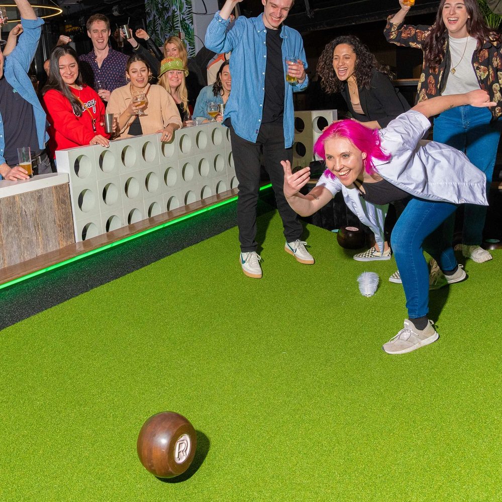 feather bowling