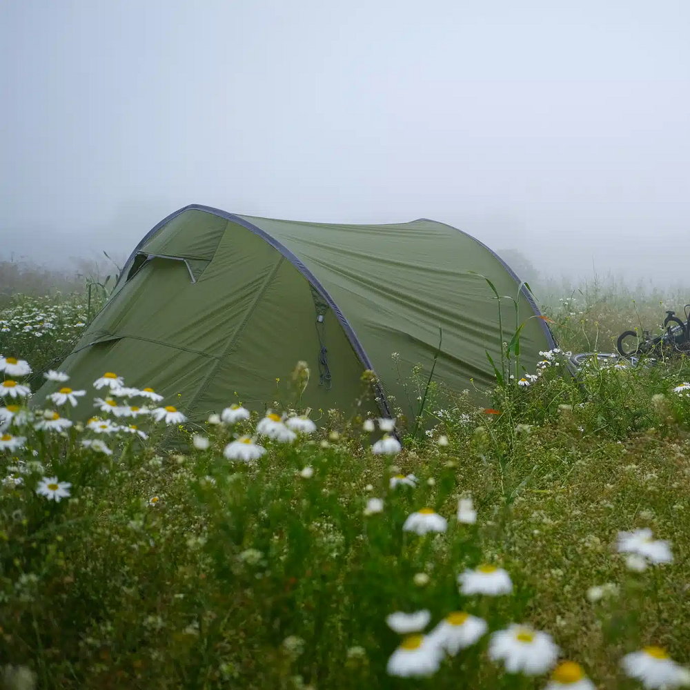 camping in the rain