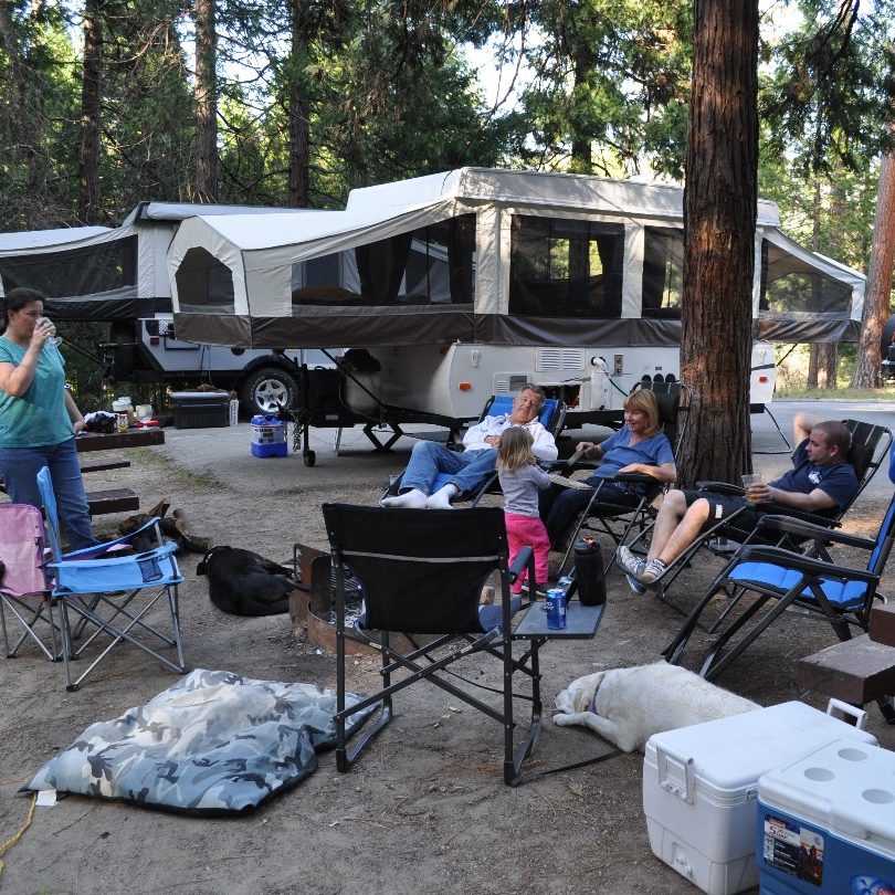 bass lake camping