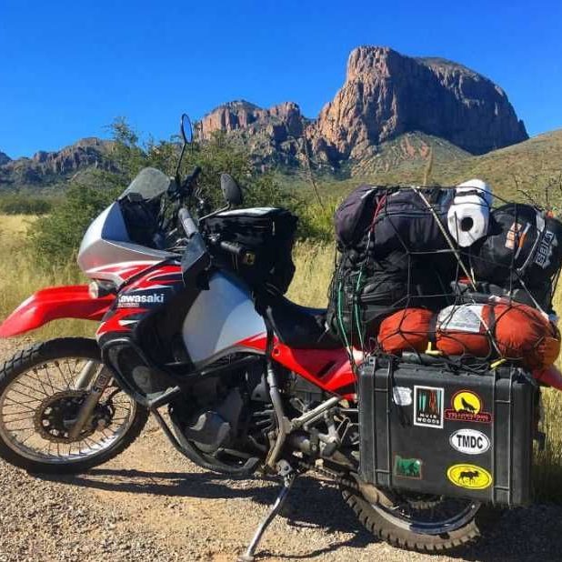 motorcycle camping