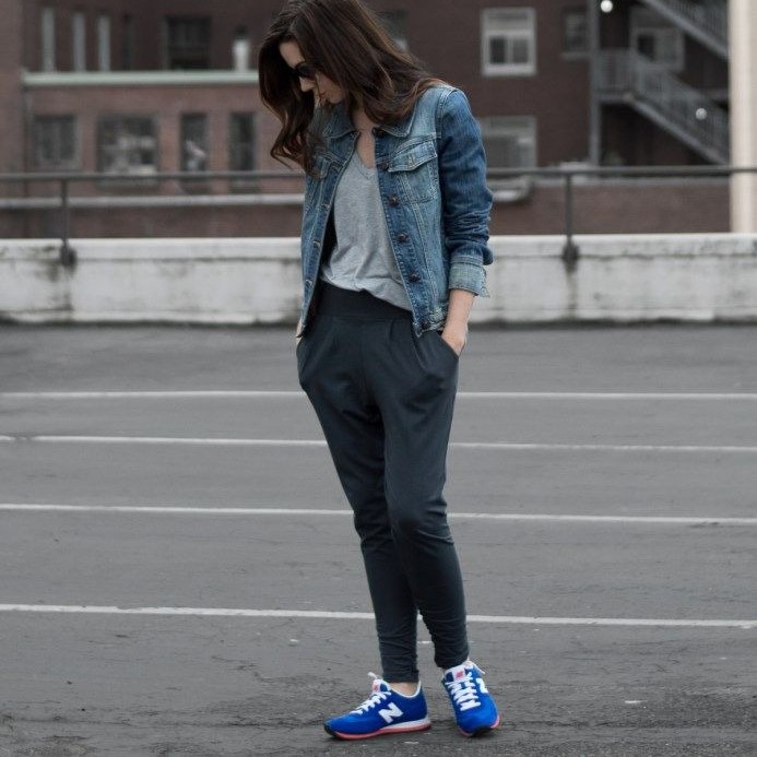 navy sneakers