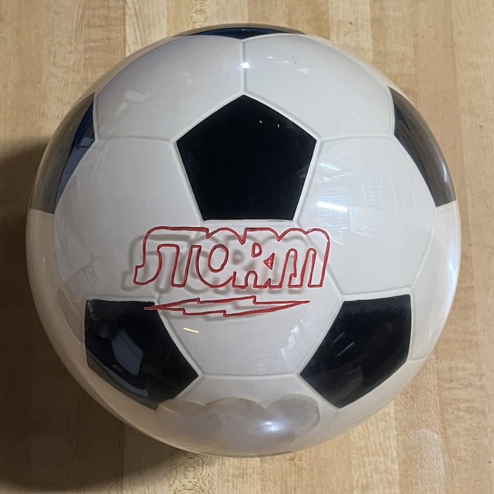 clear bowling ball