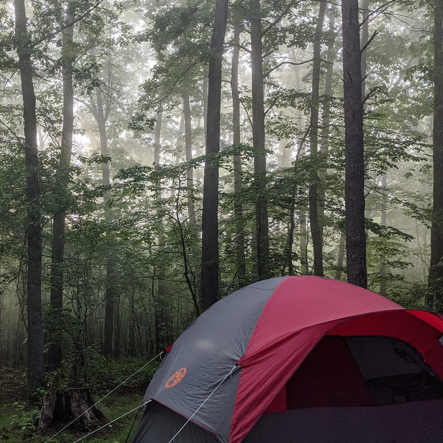 primitive camping