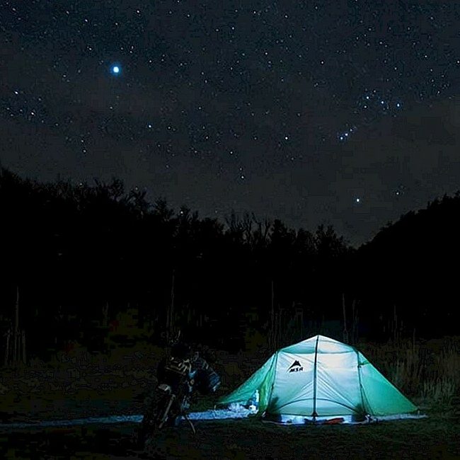 primitive camping