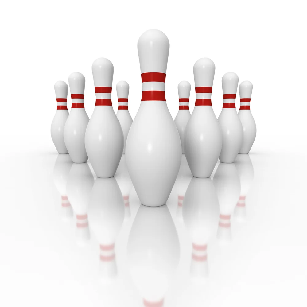 bowling pin layout