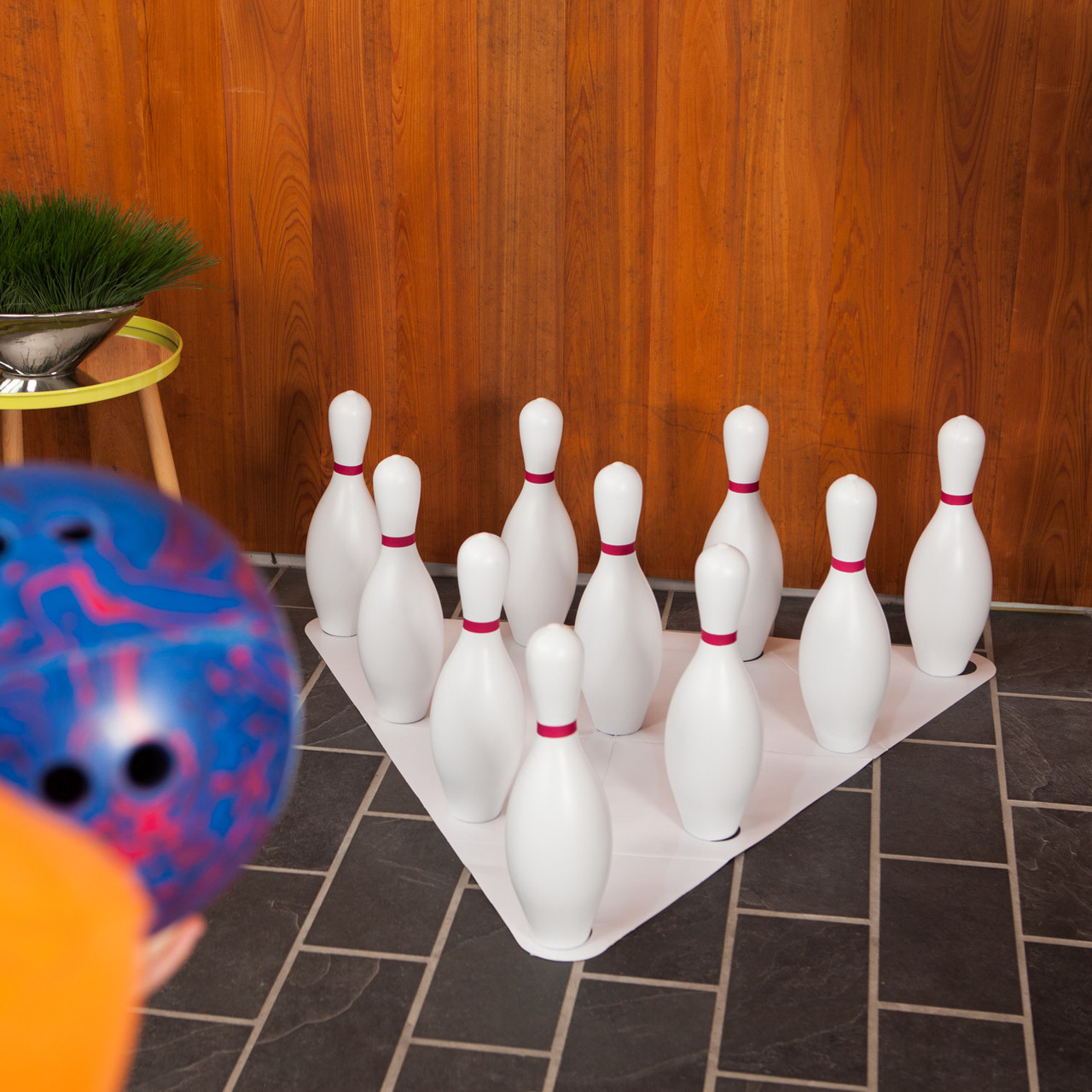 bowling pin layout